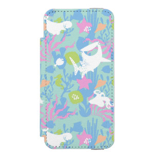 Finding Dory Pastel Sea Pattern Incipio Watson™ iPhone 5 Wallet Case