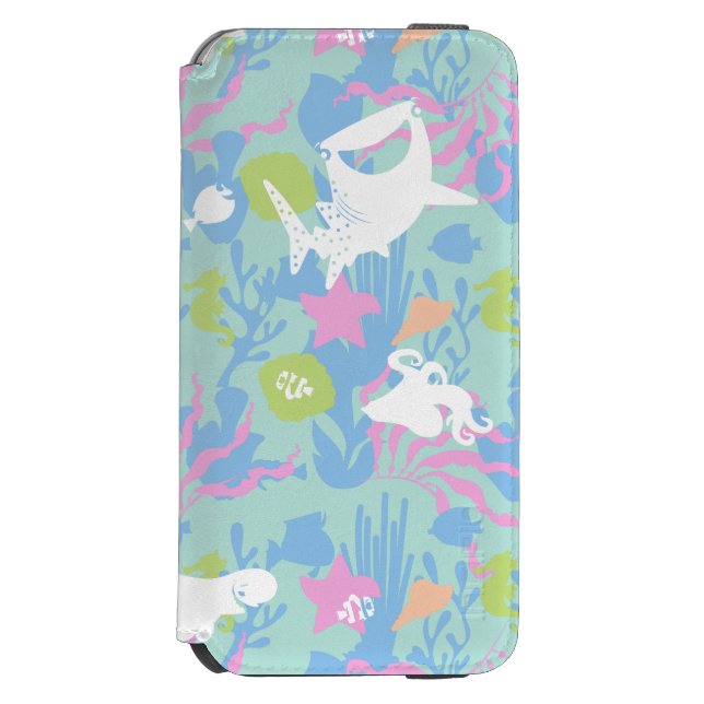 Finding Dory Pastel Sea Pattern Incipio iPhone Wallet Case (Folio Front)