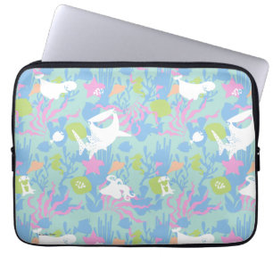 Finding Dory Pastel Sea Pattern Laptop Sleeve