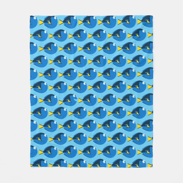 Finding Dory Pattern Fleece Blanket (Front)