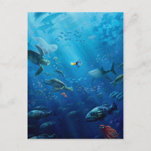 Finding Dory   Poster Art Postcard