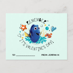 Finding Dory   Remember it's Valentine's Day! Holiday Postcard