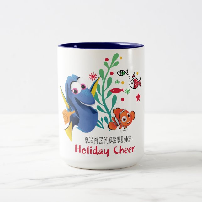 Finding Dory | Remembering Holiday Cheer Two-Tone Coffee Mug (Center)