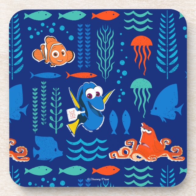 Finding Dory Sea Pattern Coaster (Front)