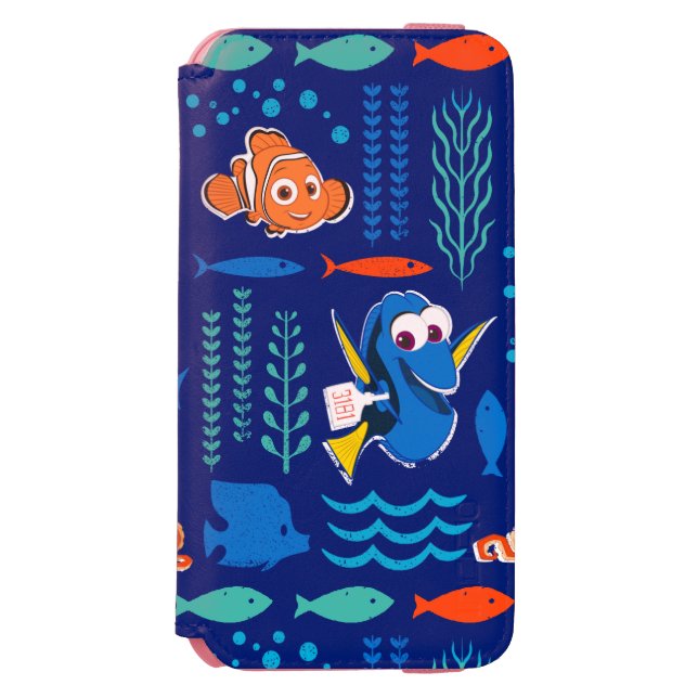 Finding Dory Sea Pattern Incipio iPhone Wallet Case (Folio Front)