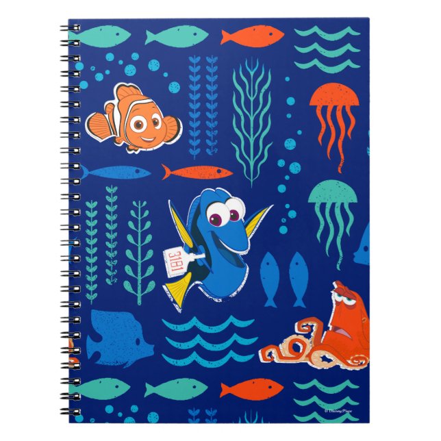 Finding Dory Sea Pattern Notebook (Front)