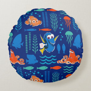 Finding Dory Sea Pattern Round Pillow