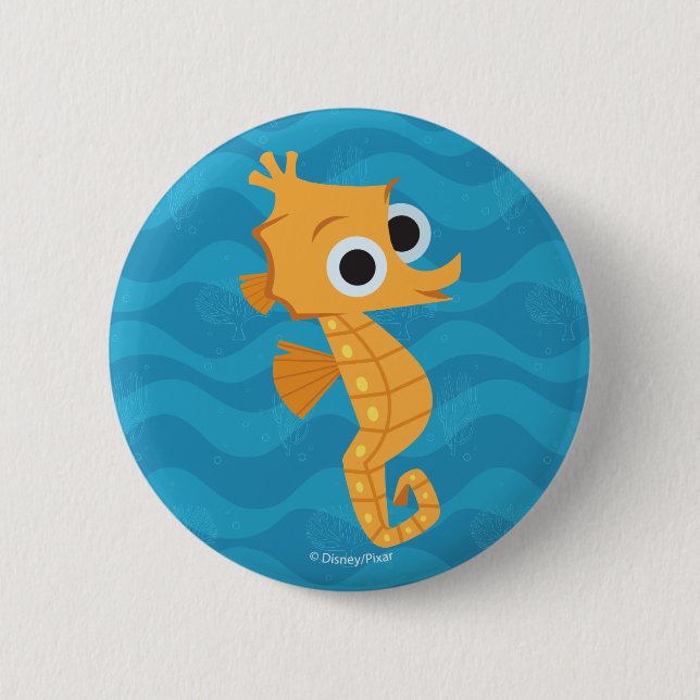 Finding Dory | Sheldon 2 Inch Round Button (Front)