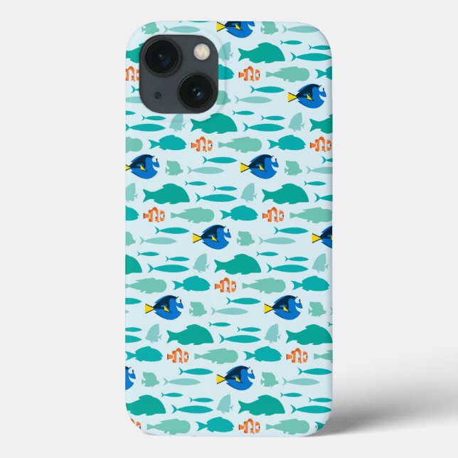 Finding Dory Silhouette Pattern Case-Mate iPhone Case (Back)