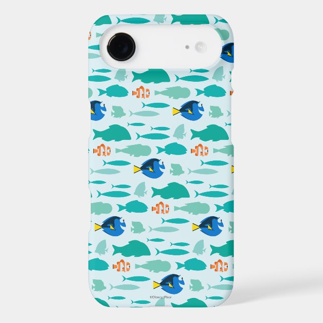 Finding Dory Silhouette Pattern Case-Mate iPhone Case (Back)