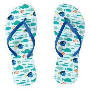 Finding Dory Silhouette Pattern Flip Flops