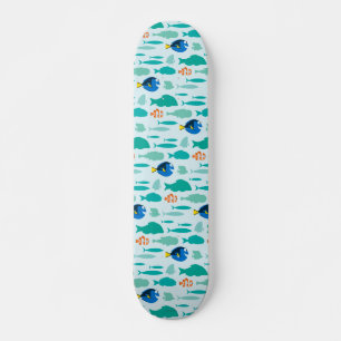 Finding Dory Silhouette Pattern Skateboard