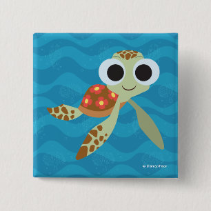 Finding Dory   Squirt 2 Inch Square Button