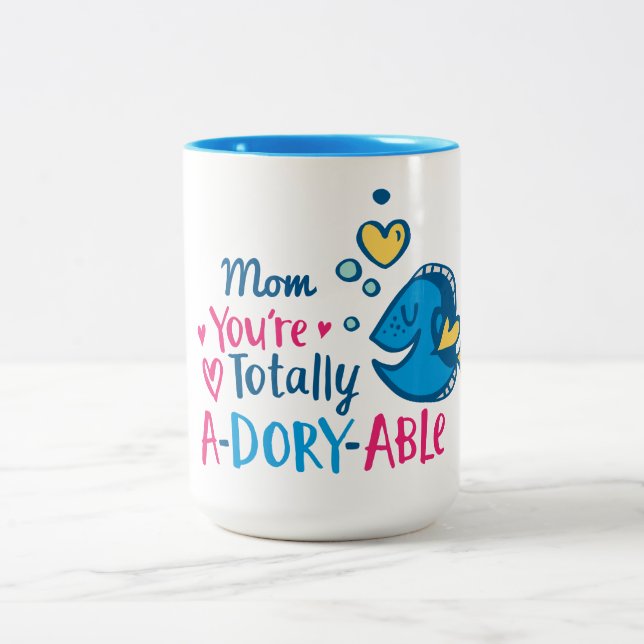Finding Dory | Totally A-Dory-Able Valentine Two-Tone Coffee Mug (Center)