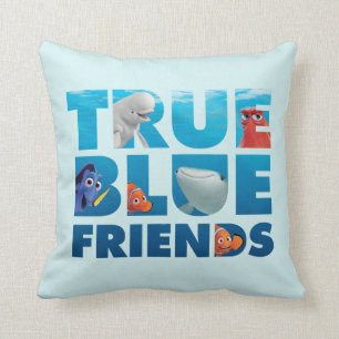 Finding Dory   True Blue Friends Throw Pillow