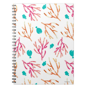 Finding Dory Watercolor Coral Pattern Notebook