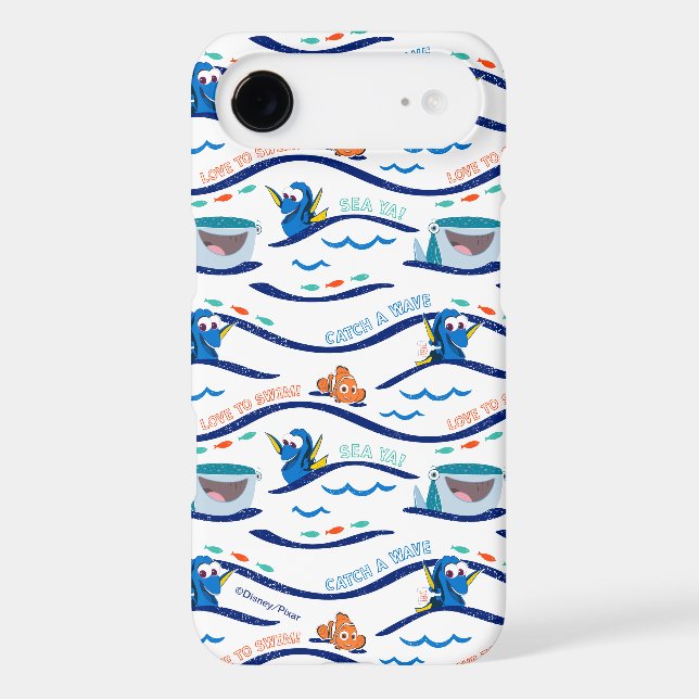 Finding Dory Wave Pattern Case-Mate iPhone Case (Back)