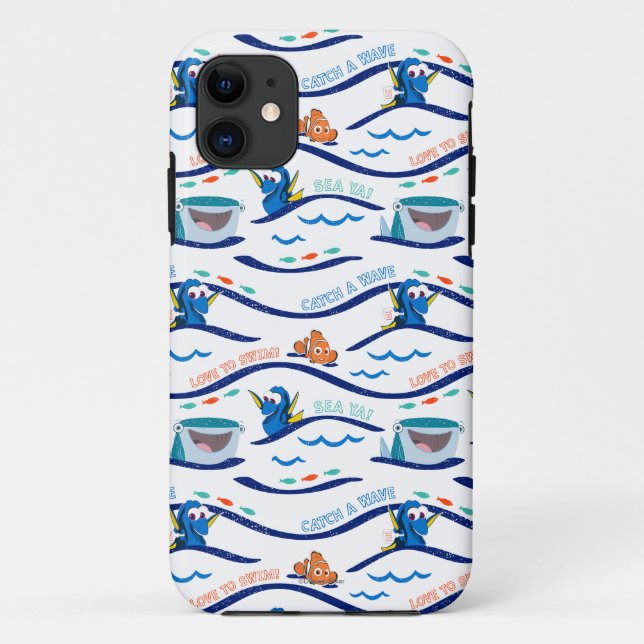 Finding Dory Wave Pattern Case-Mate iPhone Case (Back)