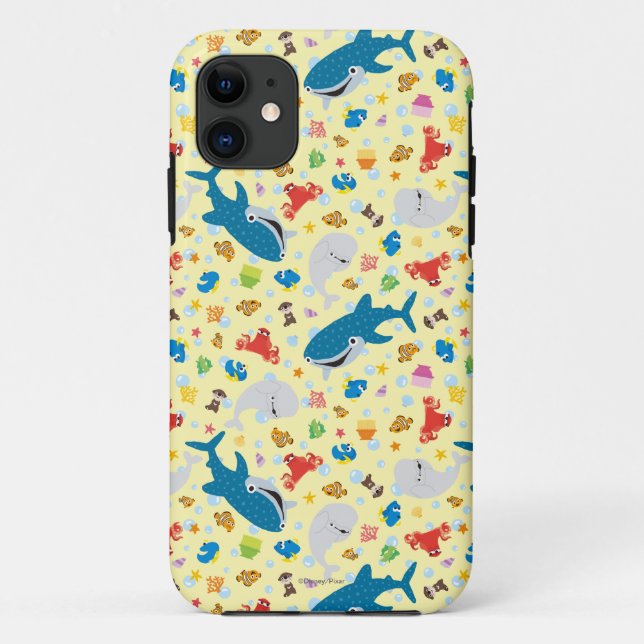 Finding Dory Yellow Pattern Case-Mate iPhone Case (Back)