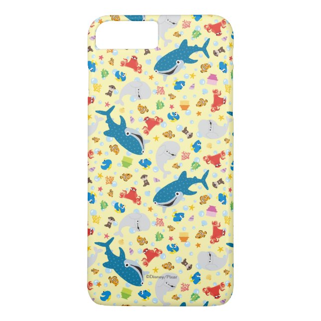 Finding Dory Yellow Pattern Case-Mate iPhone Case (Back)