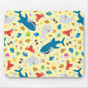 Finding Dory Yellow Pattern Mouse Pad