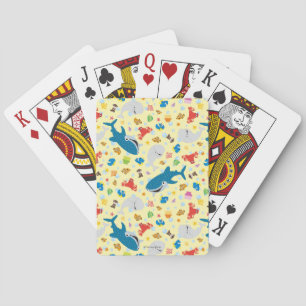 Finding Dory Yellow Pattern Playing Cards