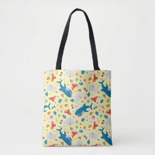 Finding Dory Yellow Pattern Tote Bag