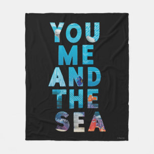 Finding Dory   You Me & the Sea Fleece Blanket