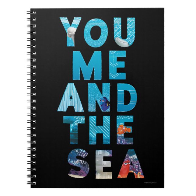 Finding Dory | You Me & the Sea Notebook (Front)
