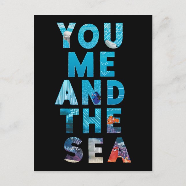 Finding Dory | You Me & the Sea Postcard (Front)