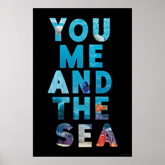 Finding Dory | You Me & the Sea Poster (Front)