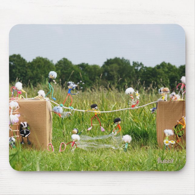 Finding Fubby Poppies Balancing Mouse Pad (Front)