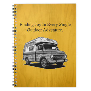 Finding Joy Outdoor Adventure Seeker Happy Explore Notebook