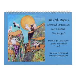 Finding Joy Whimsical Art 2027 Calendar