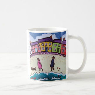 Finding love on the beach by Helen Elliott Coffee Mug