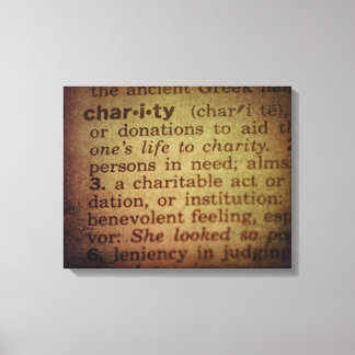 Finding Meaning - Charity Canvas Print