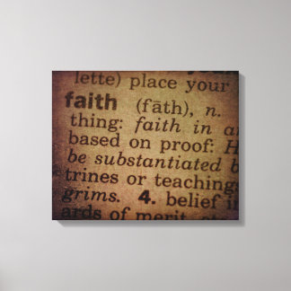 Finding Meaning - Faith Canvas Print