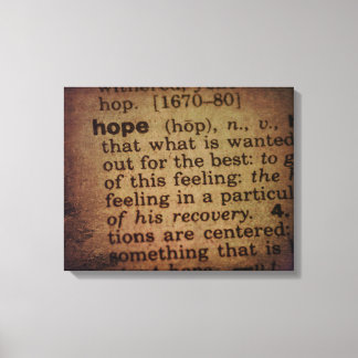Finding Meaning - Hope Canvas Print