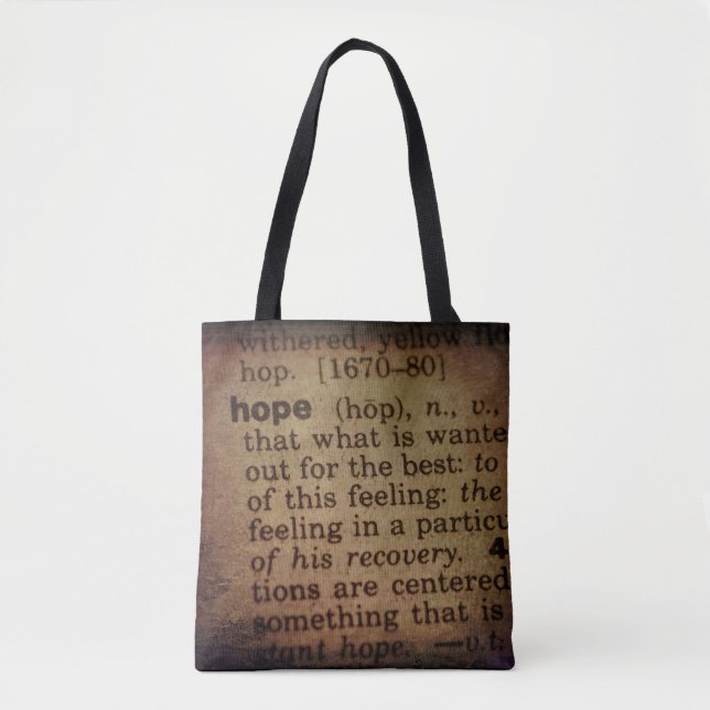 Finding Meaning - Hope Tote Bag (Front)