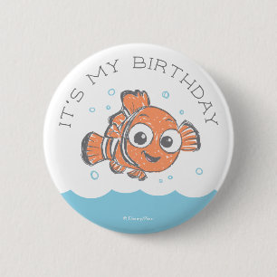 Finding Nemo Birthday 2 Inch Round Button