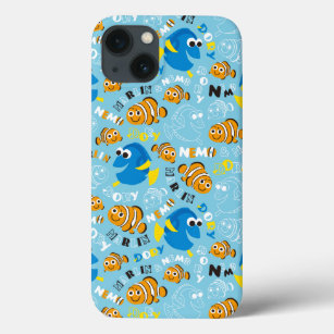 Finding Nemo   Dory and Nemo Pattern iPhone 13 Case