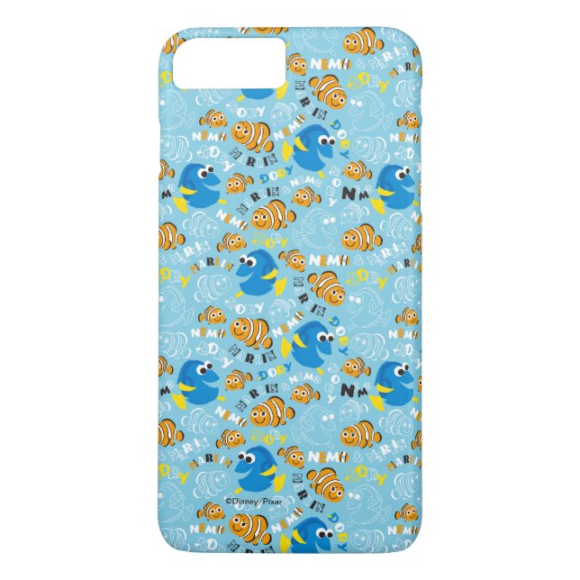 Finding Nemo | Dory and Nemo Pattern Case-Mate iPhone Case (Back)