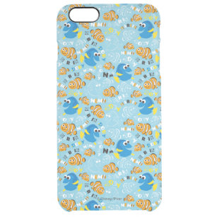 Finding Nemo   Dory and Nemo Pattern Clear iPhone 6 Plus Case