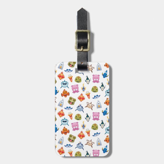 Finding Nemo Emoji Pattern Luggage Tag (Front Vertical)