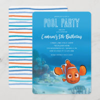 Finding Nemo Pool Party Birthday
