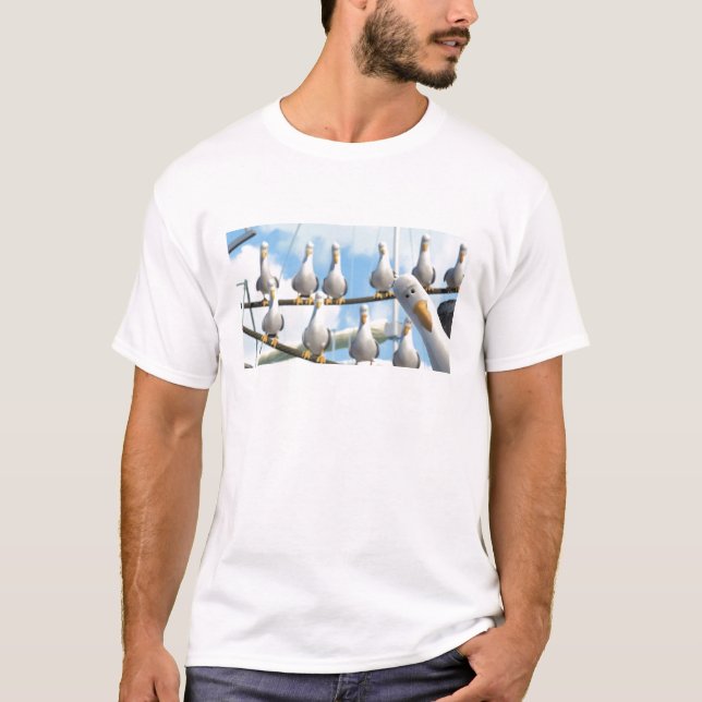 Finding Nemo Seagulls on ropes T-Shirt (Front)