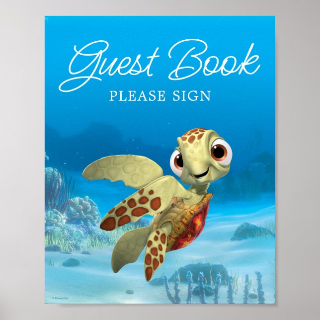 Finding Nemo | Squirt Baby Guest Book (Front)