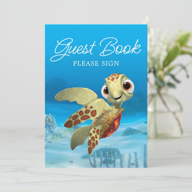 Finding Nemo | Squirt Baby Guest Book Invitation (Standing Front)