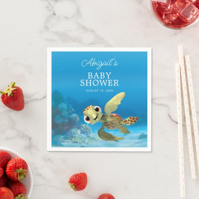 Finding Nemo | Squirt Baby Shower  Napkin (Insitu)