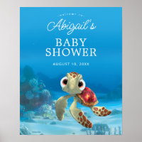 Finding Nemo | Squirt Baby Shower Welcome Sign